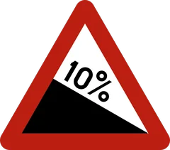 Panneau A3 : Descente dangereuse