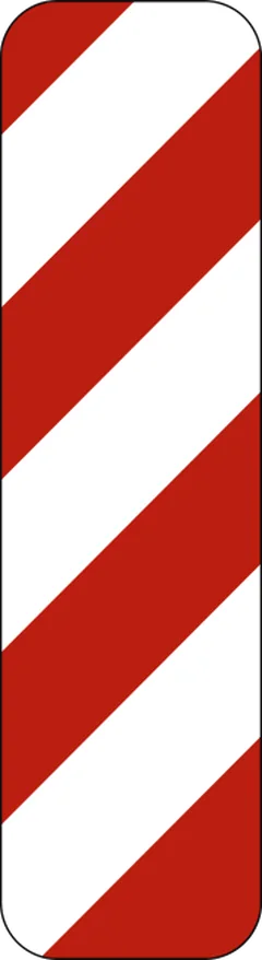 Panneau Balise Type Ia1 : Dispositif de balisage du bord de la voie publique (article 79 du code de la route)