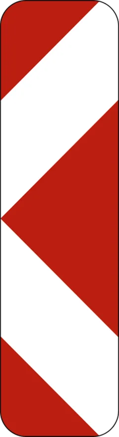 Panneau Balise Type Ia2 : Dispositif de balisage du bord de la voie publique (article 79 du code de la route)