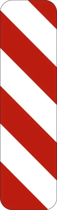 Panneau Balise Type Ib1 : Dispositif de balisage du bord de la voie publique (article 79 du code de la route)