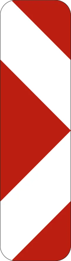 Panneau Balise Type Ib2 : Dispositif de balisage du bord de la voie publique (article 79 du code de la route)