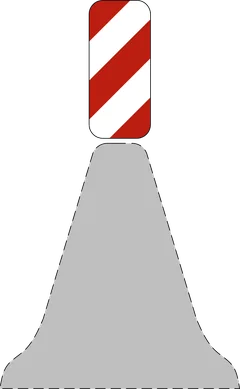Panneau Balise Type IIIa : Dispositif de balisage du bord de la voie publique (article 79 du code de la route)