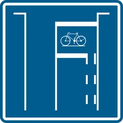 Panneau F14 : Zone avancée pour cyclistes et conducteurs de cyclomoteurs à deux roues