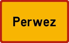 Panneau F43 : Signal de localité (Perwez)