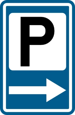 Panneau F59b : Annonce d'un parking