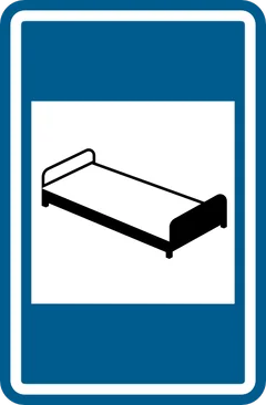 Panneau F65 : Hôtel ou motel