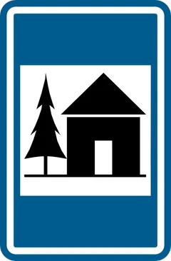 Panneau F75 : Auberge de jeunesse