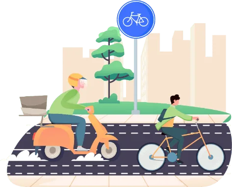 Règles de conduite des cyclistes et des cyclomoteurs sur la voie publique