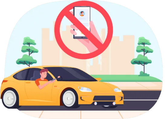 Interdiction de tenir son téléphone en main au volant