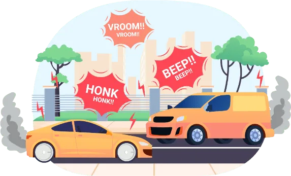 Voitures qui klaxonnent et font vrombir leur moteur en ville : la pollution sonore visée par le code de la route