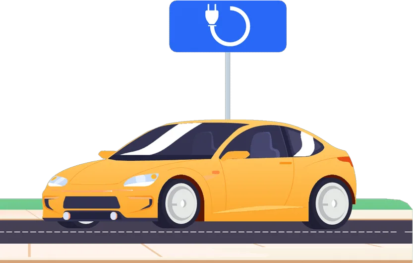 Panneau additionnel réservant le stationnement aux véhicules électriques