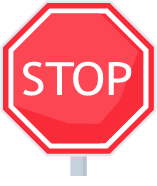 Signal STOP : arrêt obligatoire et céder le passage