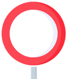 Signal d'accès interdit dans les deux sens à tout conducteur