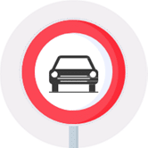 Signal d'accès interdit aux véhicules à moteur à plus de deux roues, avec mention Excepté 2+