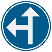 Signal D3a : Obligation de suivre une des directions