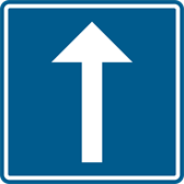 Signal F19 : Voie publique à sens unique