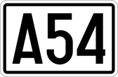 Signal F23b : Numéro d'une autoroute