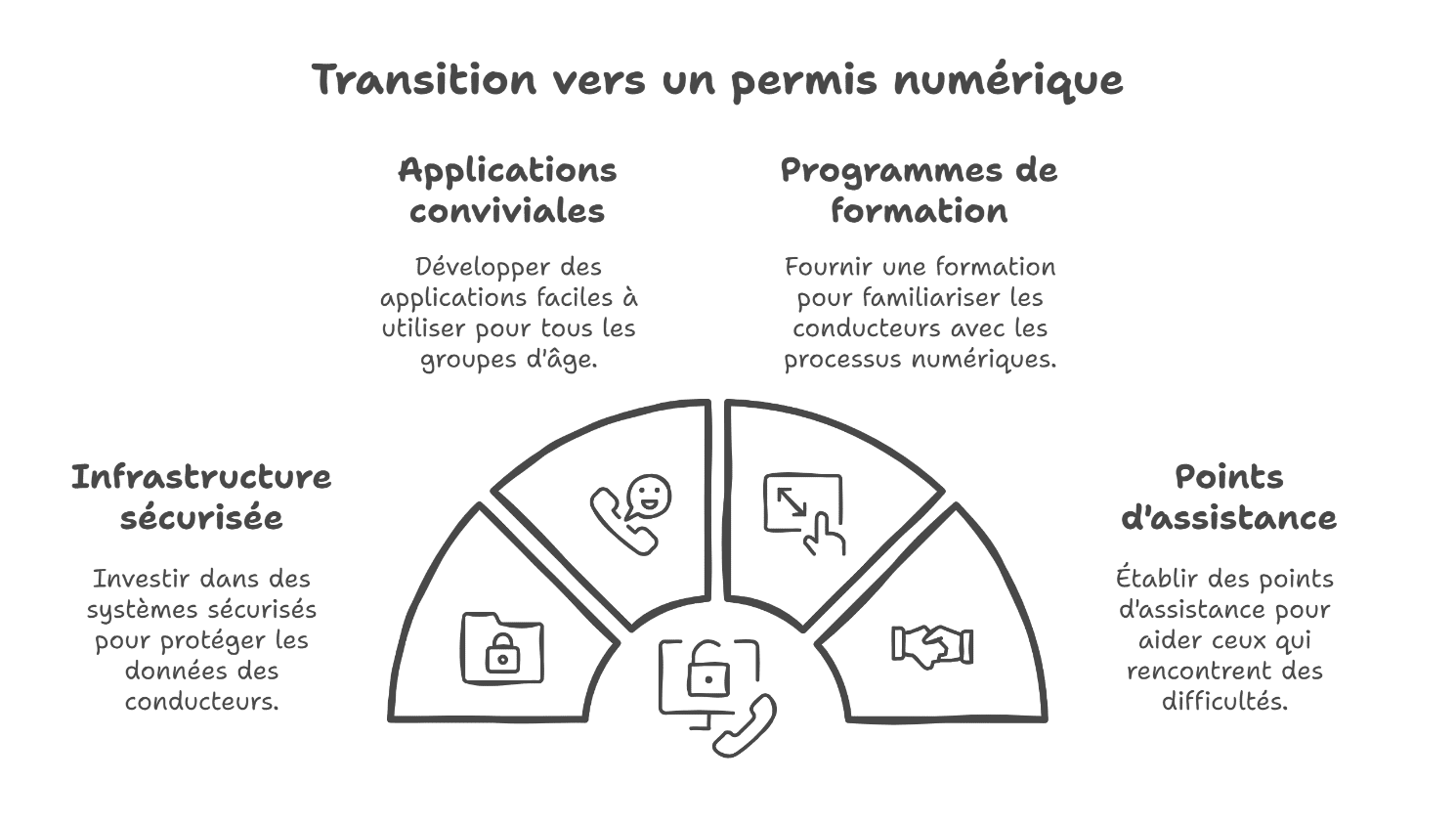 Transition vers le permis numérique et accessibilité