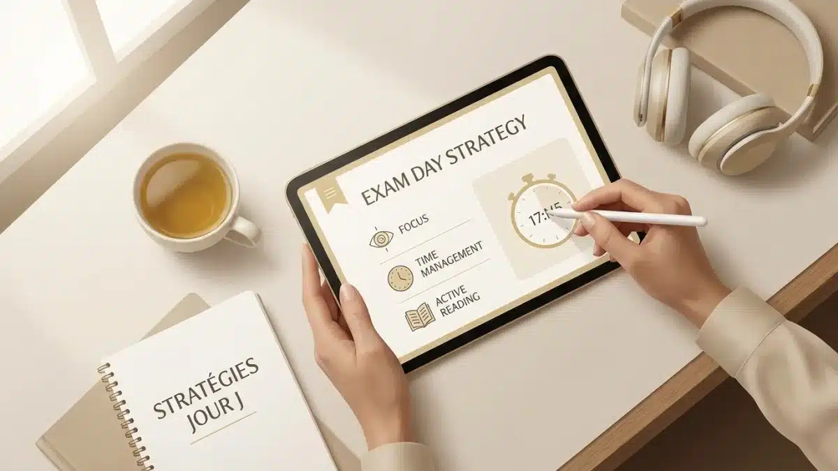 Un candidat concentré répond aux questions sur ordinateur pour réussir son examen théorique sans stress.