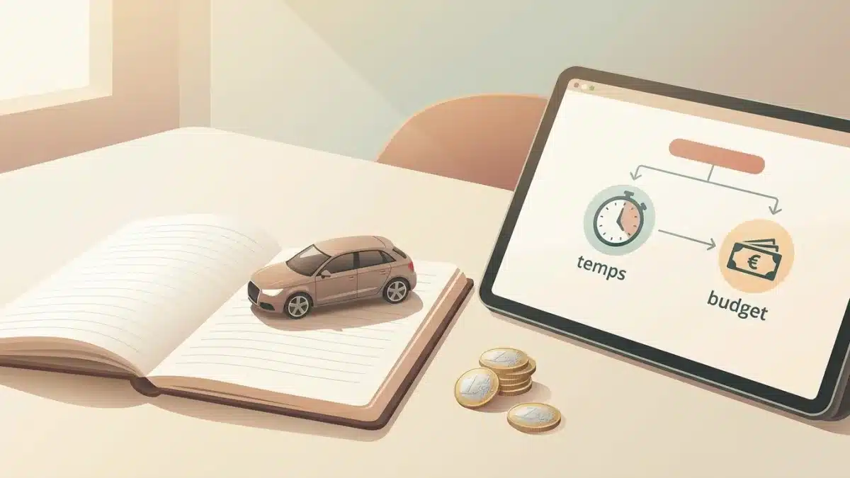 Un candidat inquiet consulte ses comptes pour évaluer le coût des réinscriptions à l'examen du code de la route.