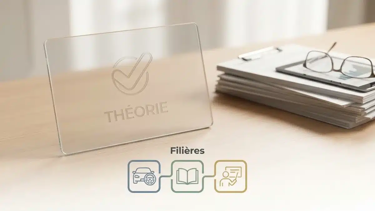 Réussite de l'examen théorique indispensable pour débuter l'apprentissage de la conduite en Belgique.