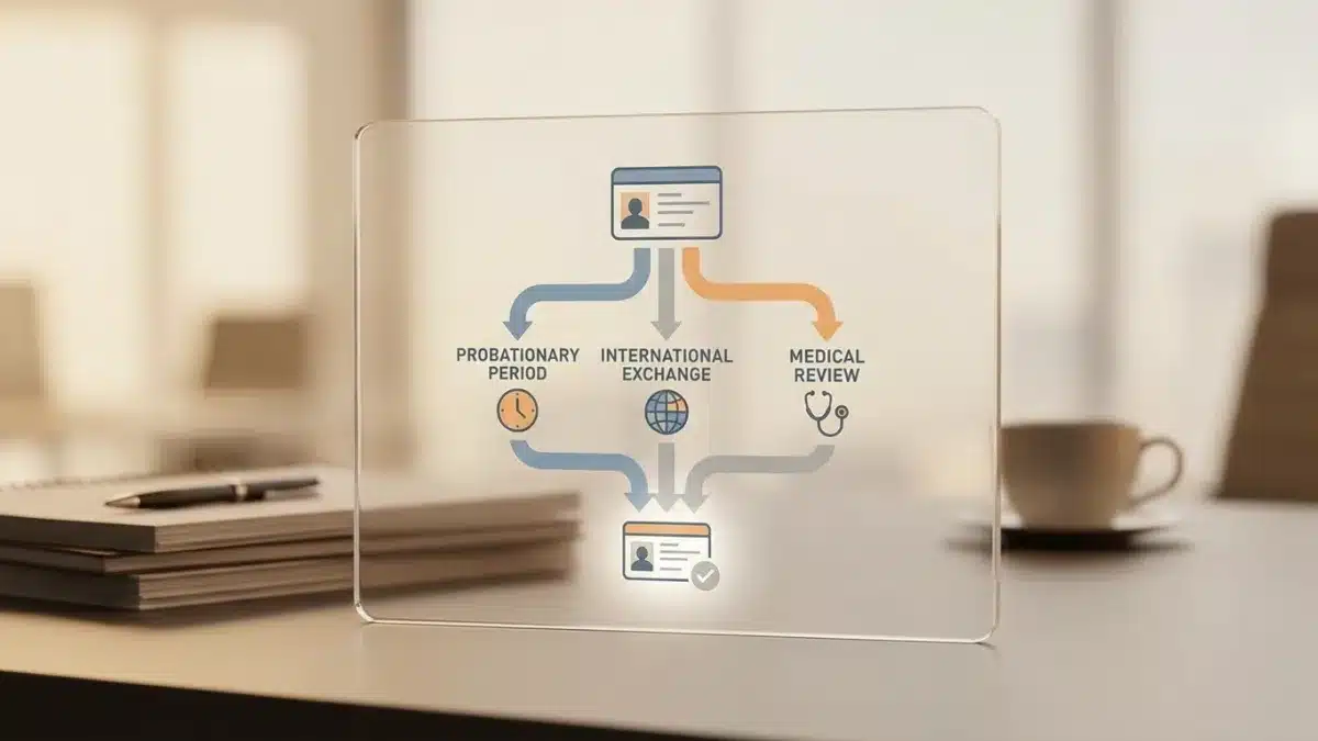 Un conducteur consulte un document administratif listant les exceptions du permis probatoire en 2026.