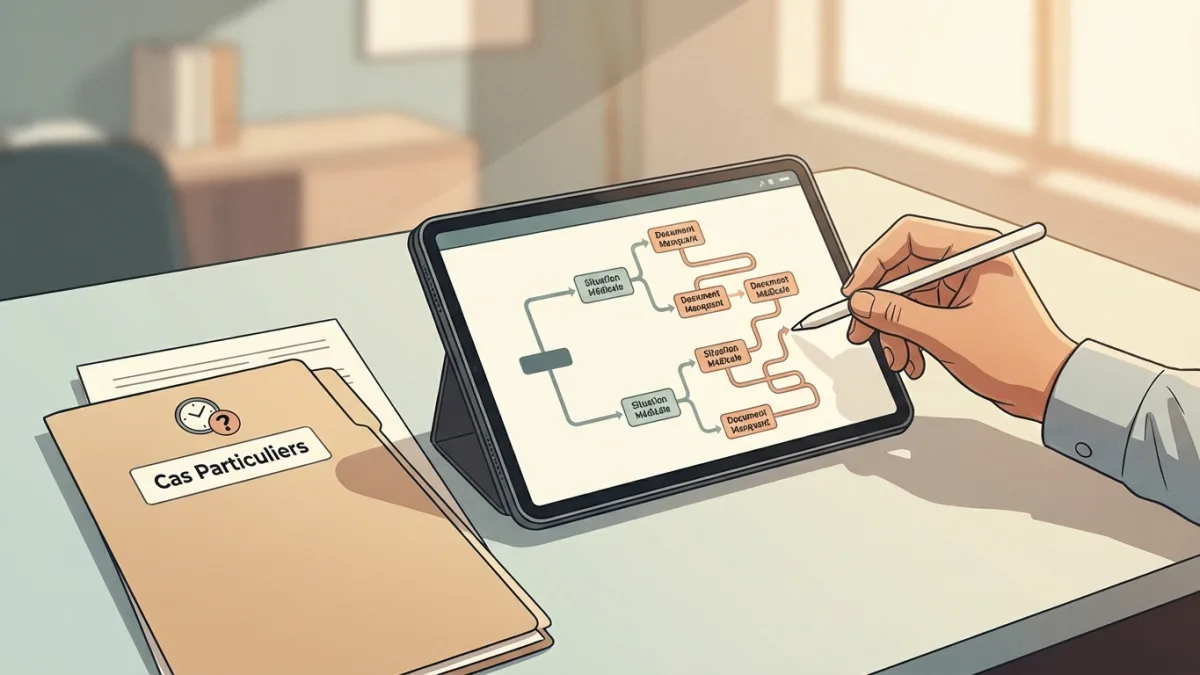 Un candidat au permis de conduire analyse un calendrier illustrant des délais exceptionnels.
