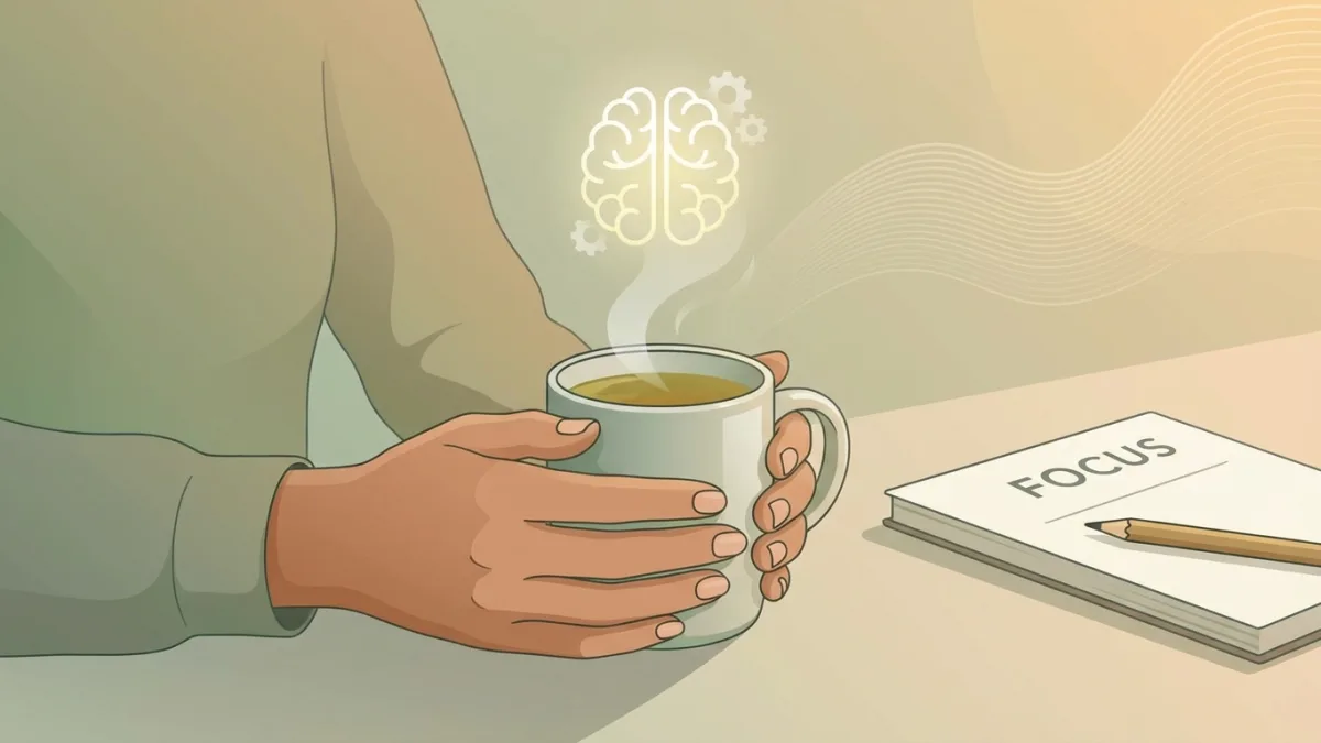 Un candidat concentré respire calmement pour gérer son stress avant de commencer l'épreuve pratique.