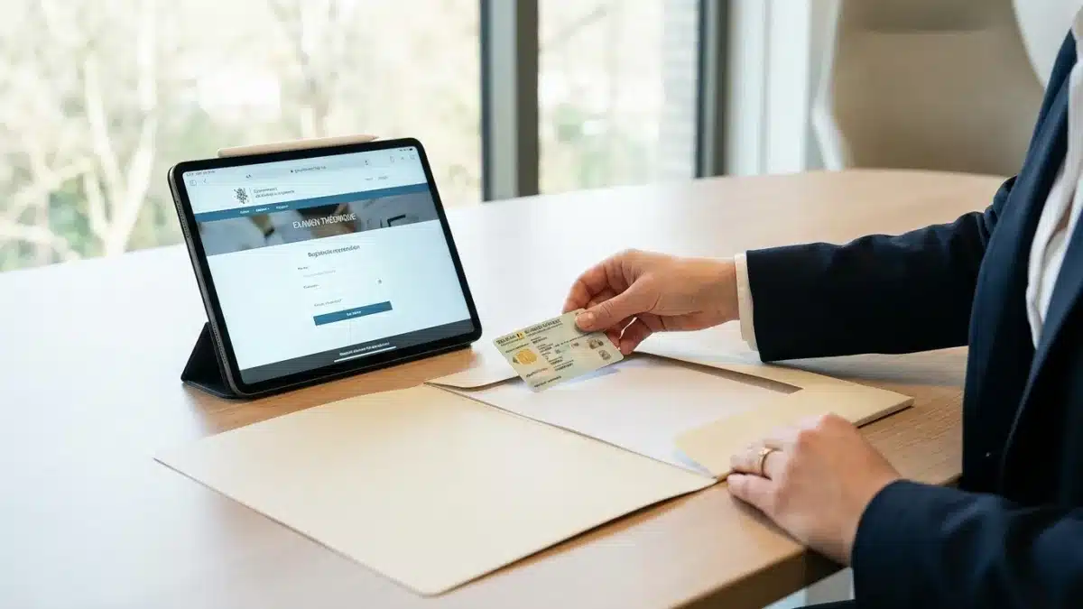 Inscription à l'examen théorique : Démarches et documents.