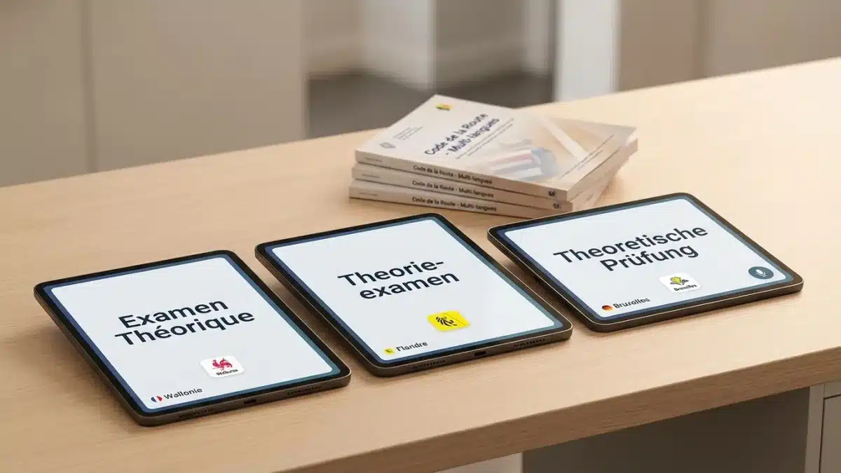 Les langues disponibles pour l'examen.