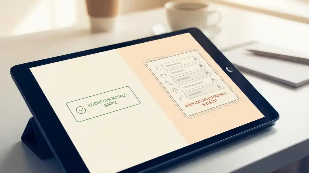 Interface utilisateur de BelDrive montrant l'impossibilité de modifier les informations d'un guide.
