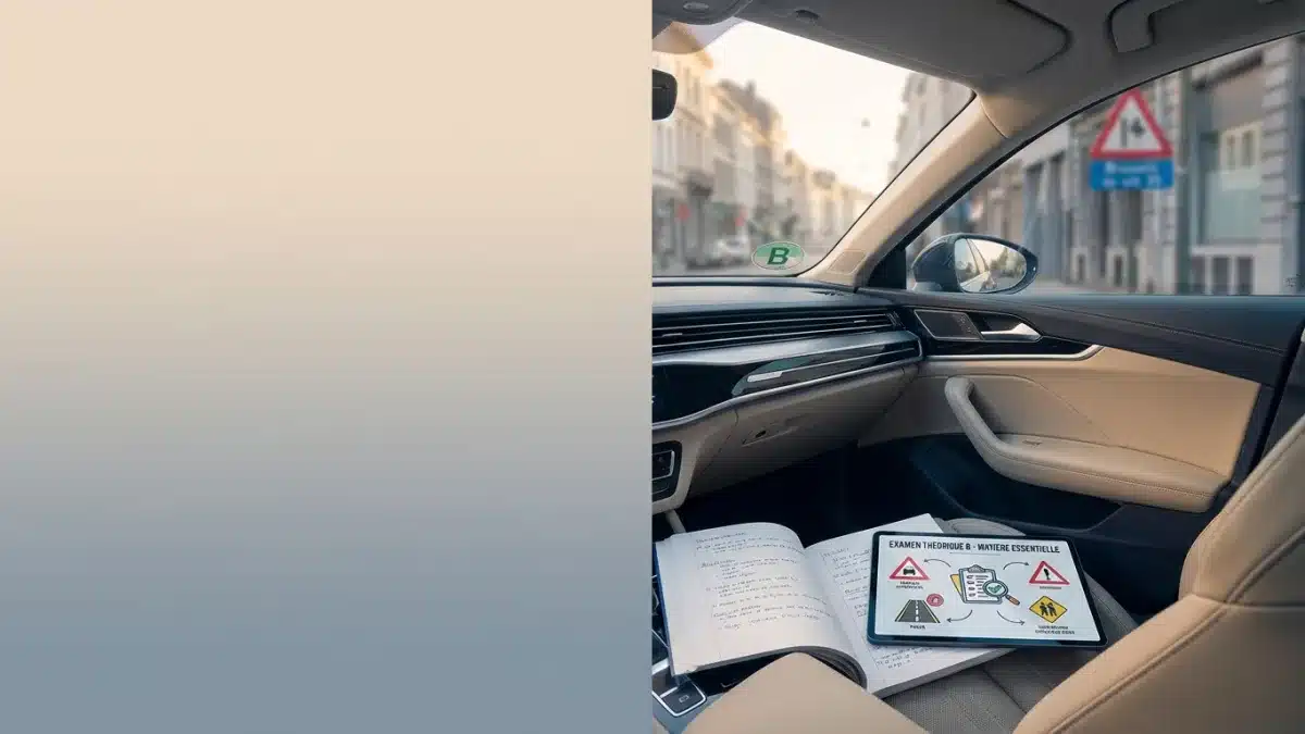 Matière à connaitre pour l'examen théorique Belge.