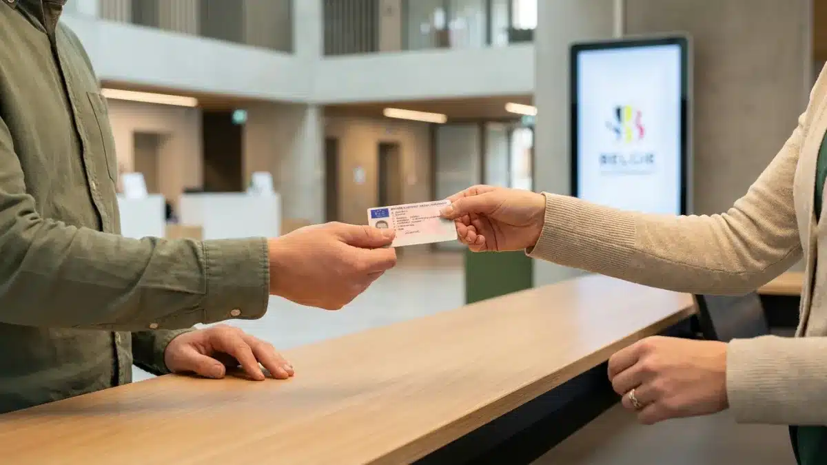 Retrait du permis physique à la commune.