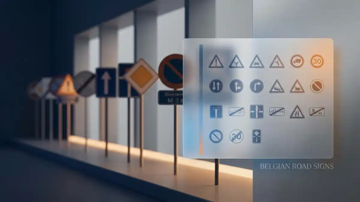 Comprendre les panneaux de signalisation belges en 2026.